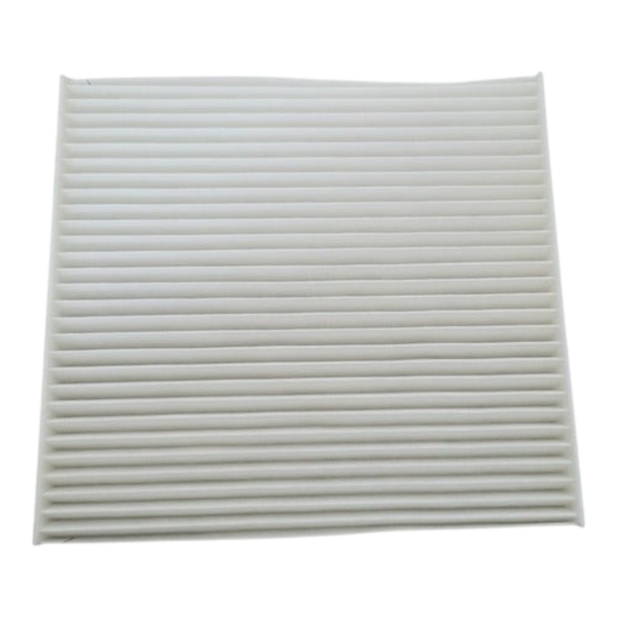 Filtro de cabina Unifil FC-9594 para Chevrolet Spark 1.2L de KENAI´S COM, diseño rectangular plisado blanco.