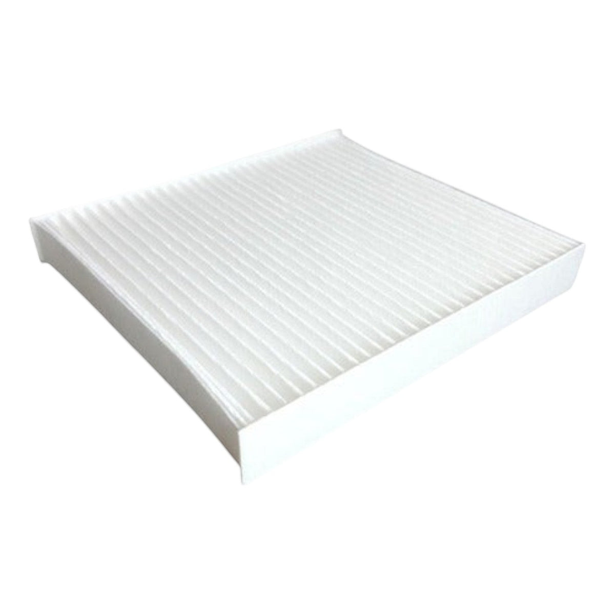 Filtro de cabina Sakura CA-14970 para Suzuki Ciaz 1.4L 2018-2022 de KENAI´S COM, diseño rectangular plisado blanco.