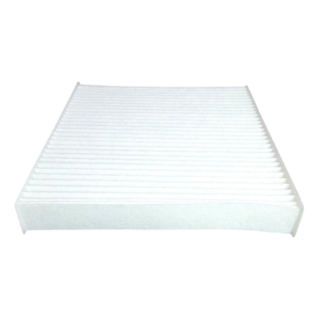 Filtro de cabina Sakura CA-14970 para Suzuki Ciaz 1.4L 2018-2022 de KENAI´S COM, diseño rectangular plisado blanco.