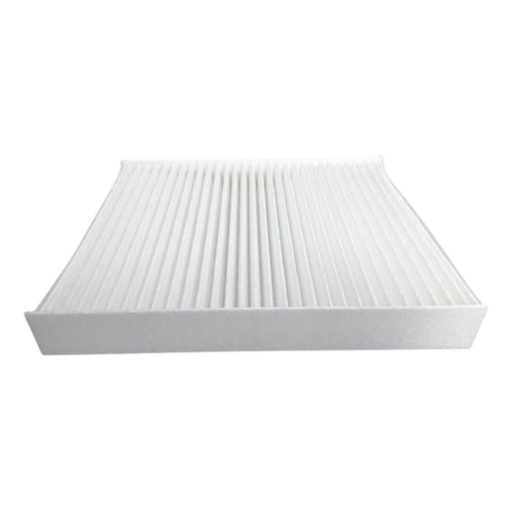 Filtro de cabina Sakura CA-14970 para Suzuki Ciaz 1.4L 2018-2022 de KENAI´S COM, diseño rectangular plisado blanco.