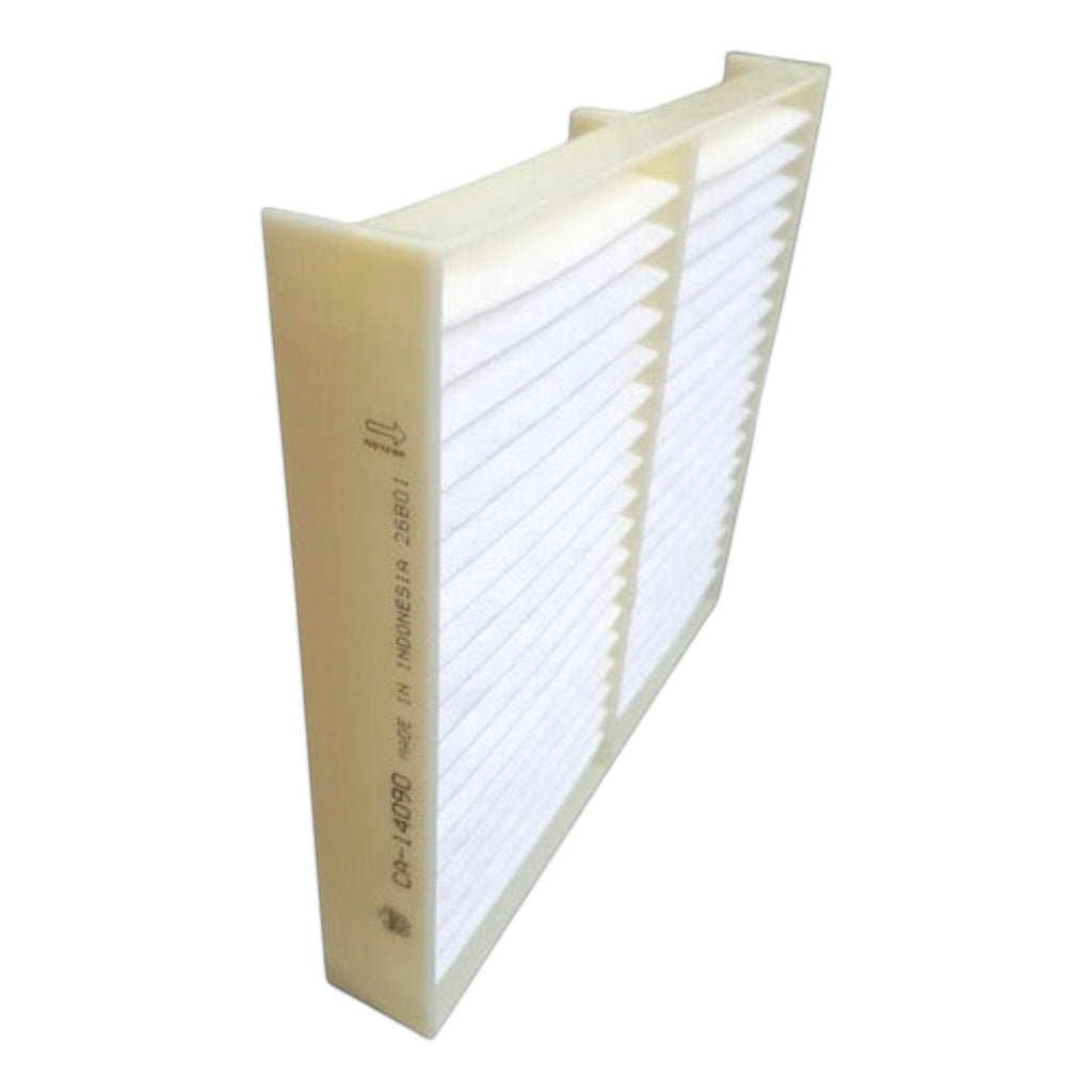 Filtro de cabina Sakura CA-14090 para Suzuki Kizashi 2.4L, diseño rectangular de papel plisado blanco de KENAI´S COM