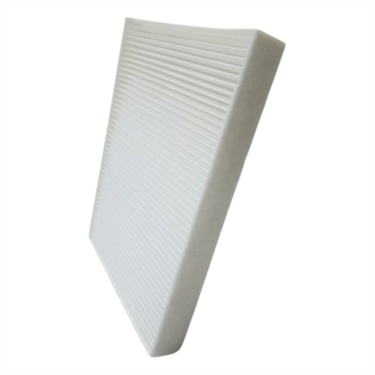Filtro de cabina blanco para VW Amarok 2.0L TDI de KENAI´S COM, diseño rectangular plisado para ventilación.