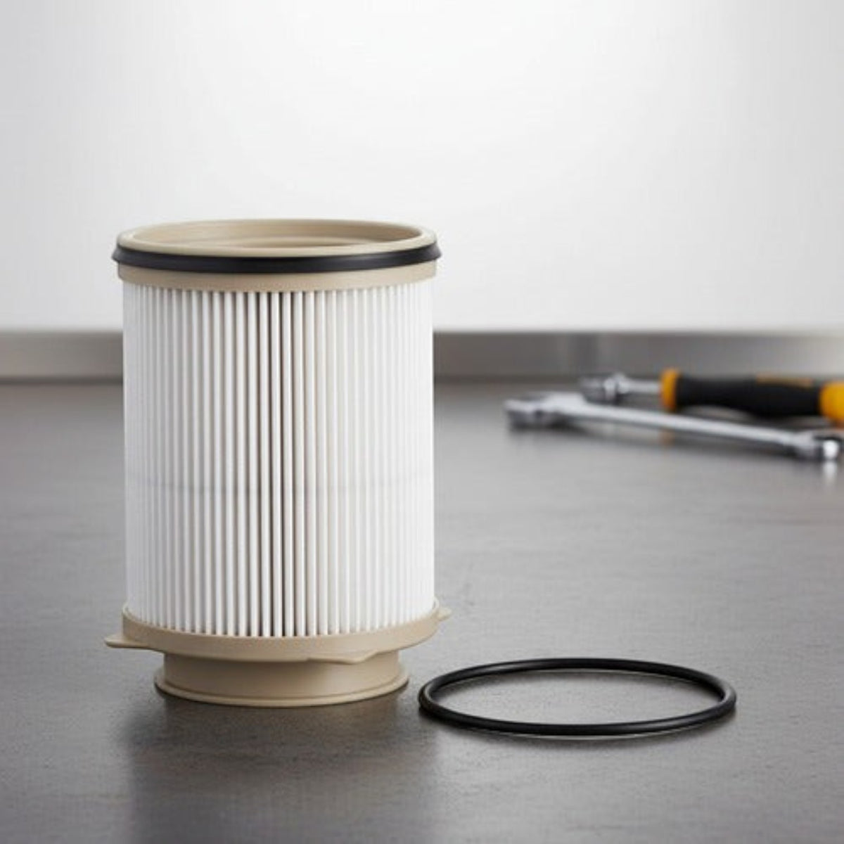 Filtro de combustible Interfil para Dodge Ram 3500 Diesel de KENAI´S COM con junta tórica negra y diseño cilíndrico