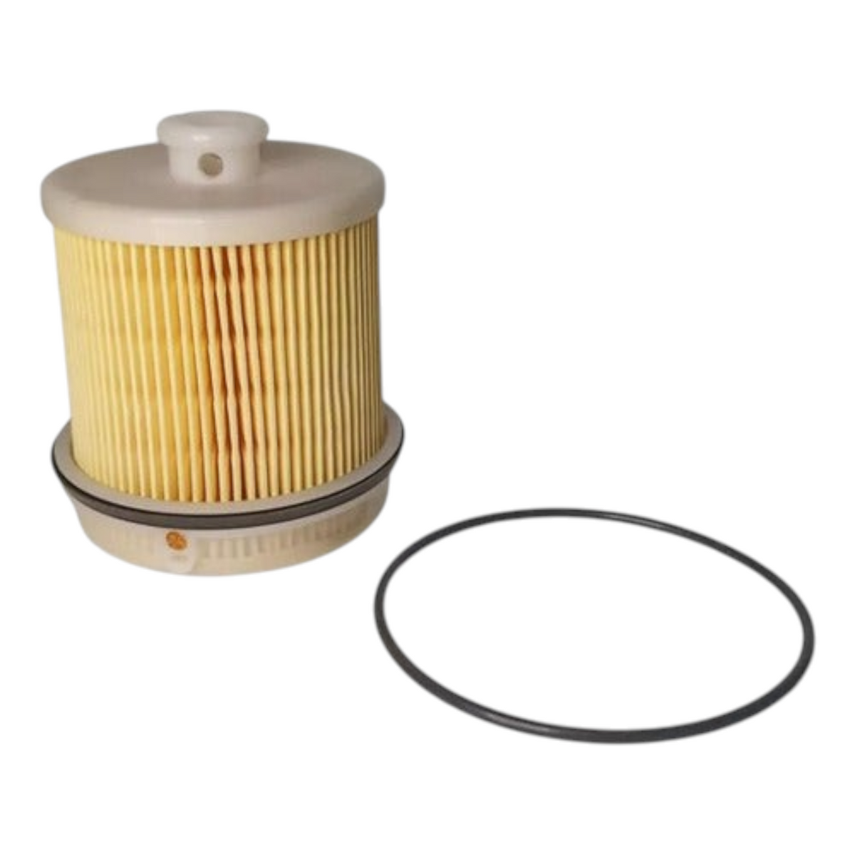 Filtro de combustible KENAI´S COM para Isuzu Elf, elemento cilíndrico de papel plisado con anillo de sellado negro.