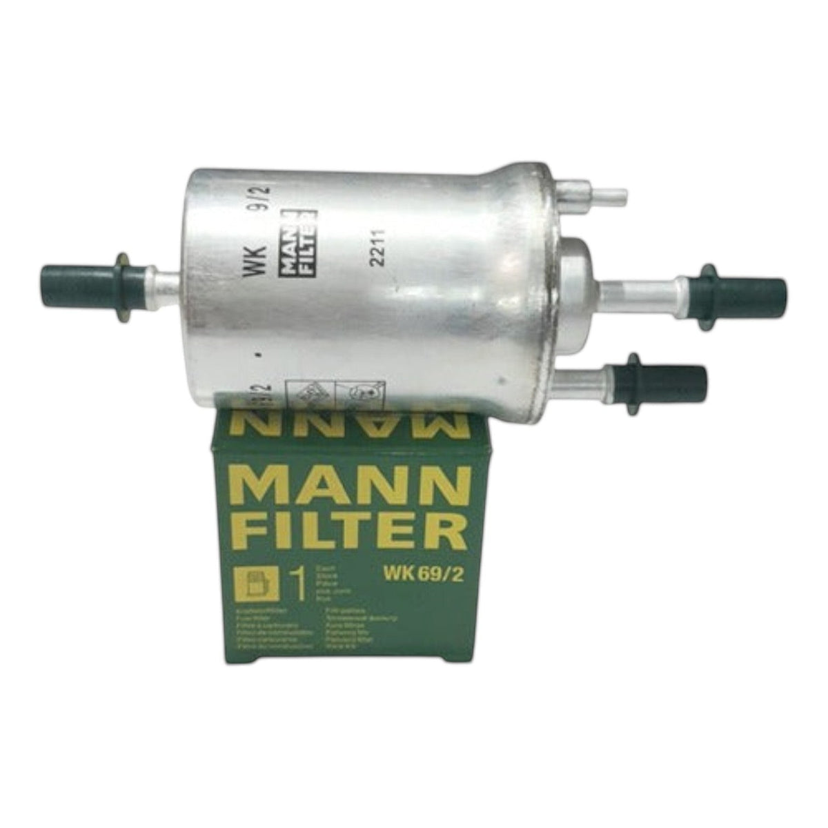 Filtro de combustible Mann Filter WK 69/2 metálico para Ibiza 1.6L MPI de KENAI´S COM