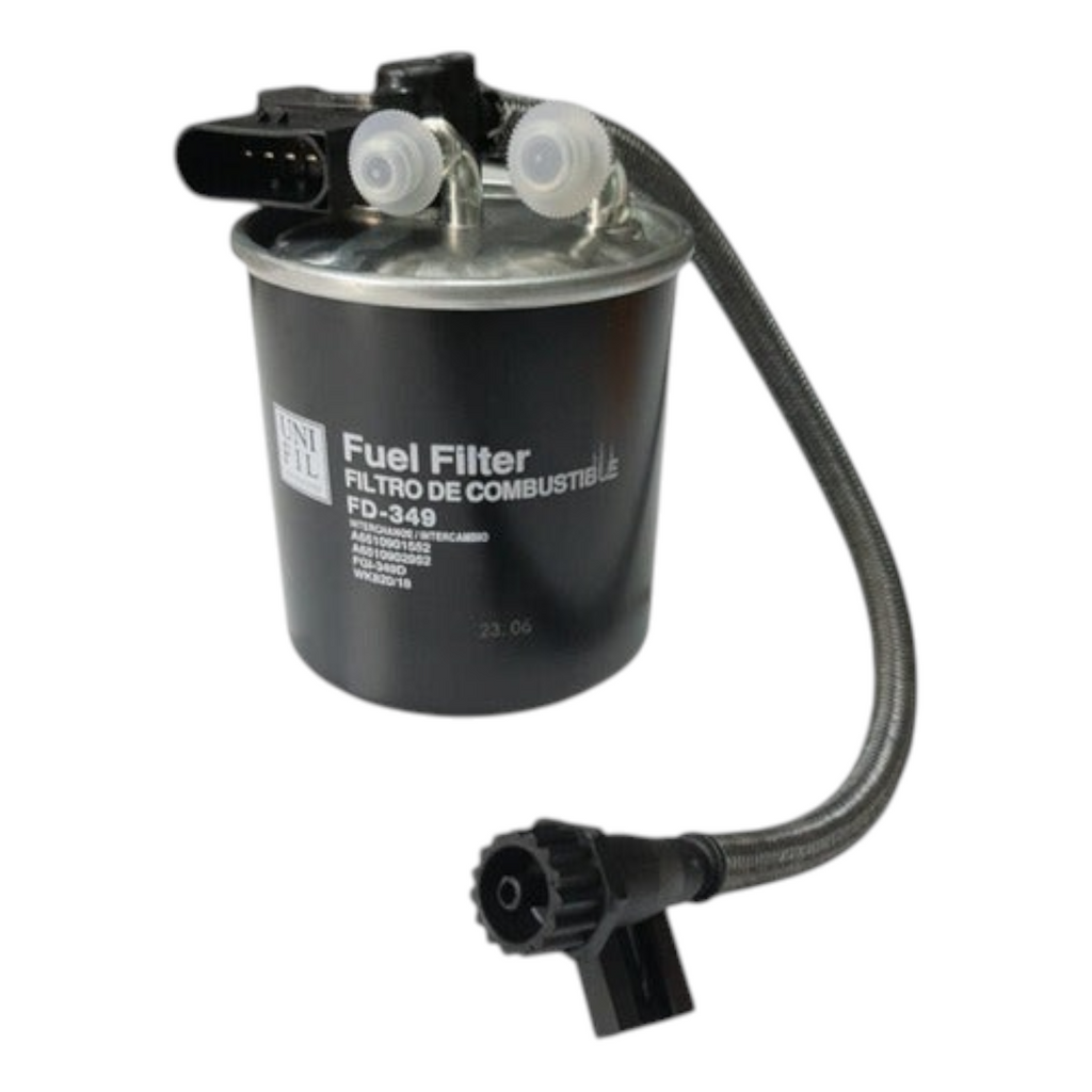 Filtro de combustible KENAI´S COM para Mercedes Benz Sprinter OM651, modelo FD-349 con manguera y conectores