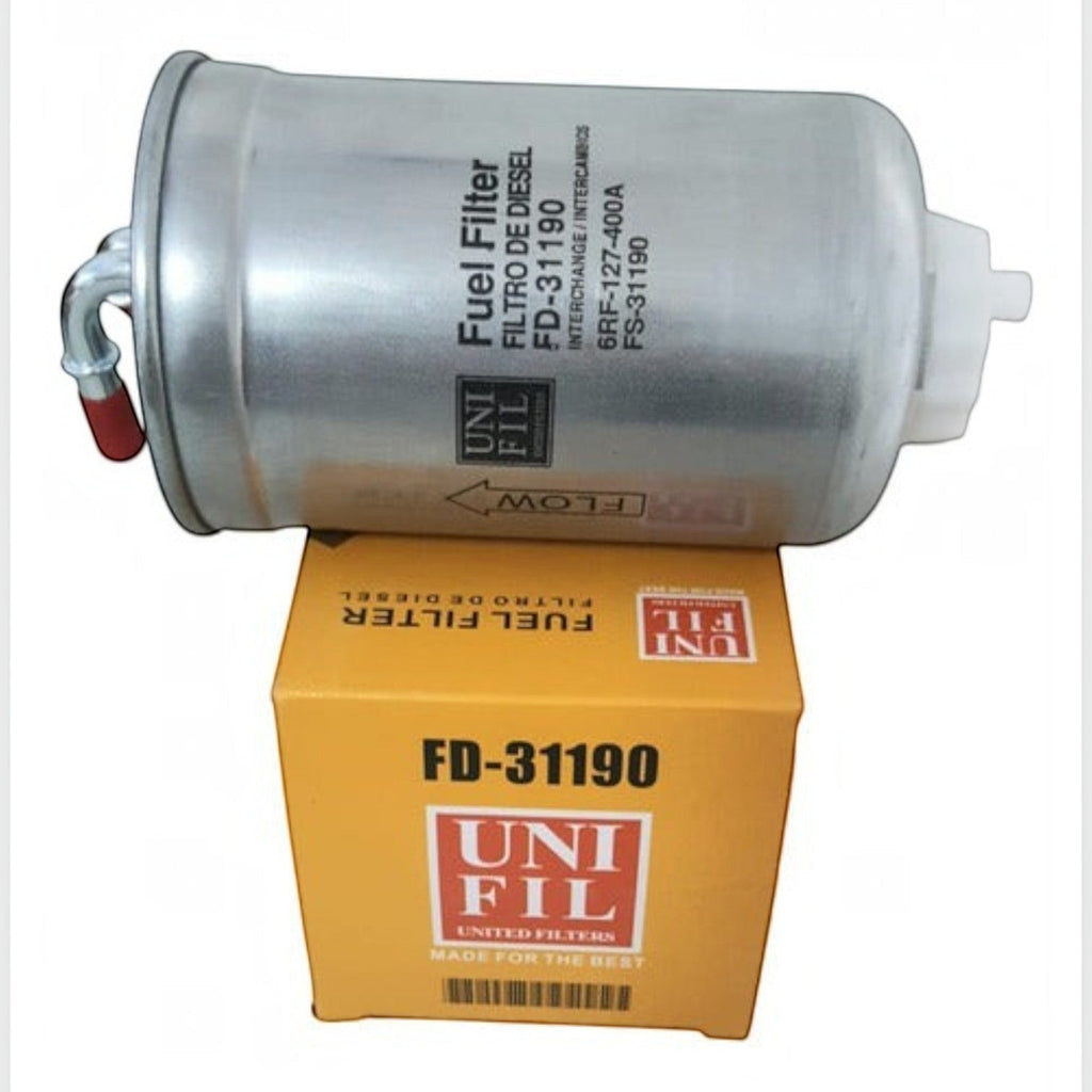 Filtro de combustible KENAI´S COM para Vento 1.6L TDI, modelo FD-31190 metálico con caja de empaque original