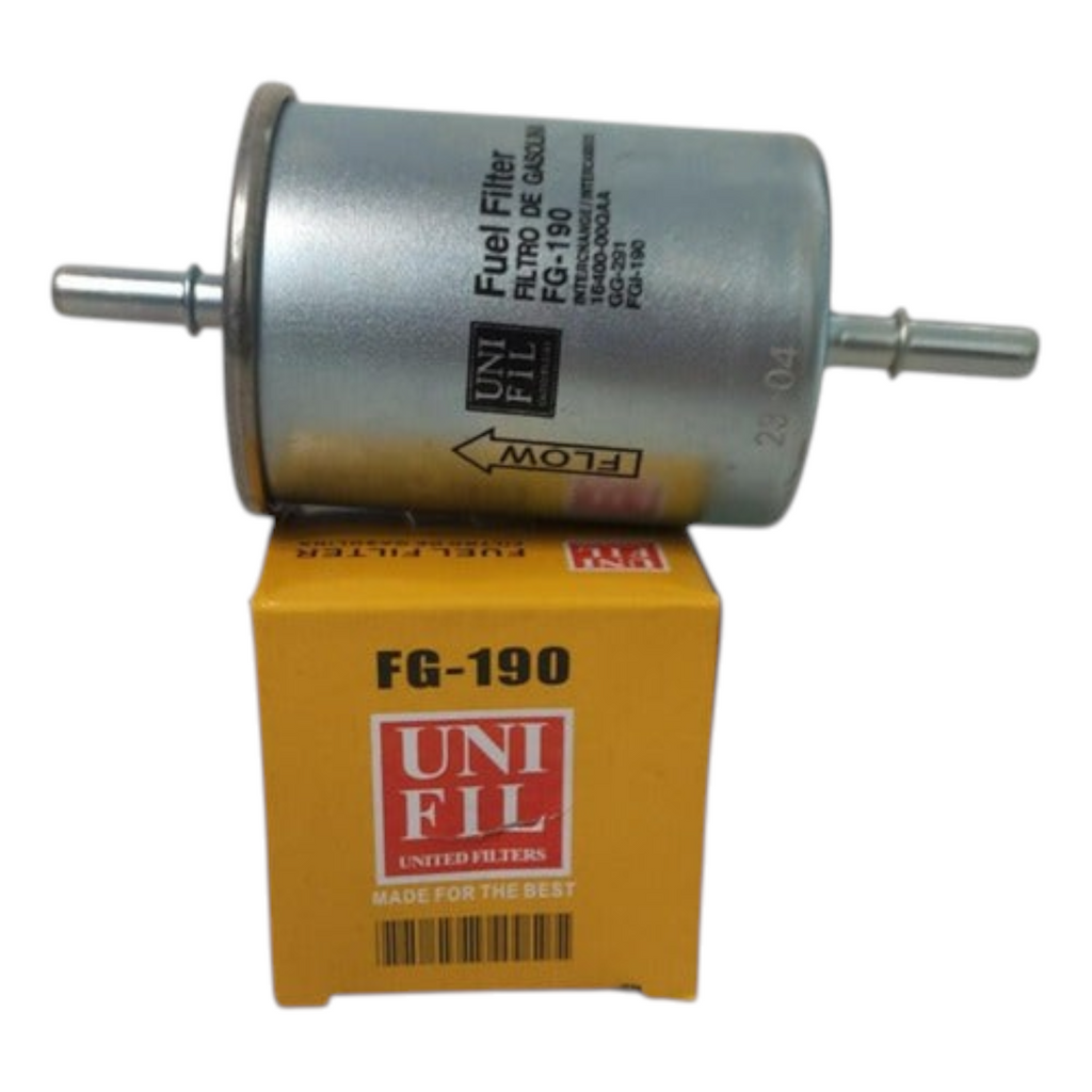 Filtro de combustible KENAI´S COM para VW Up 1.0L, modelo FG-190 de metal con caja amarilla