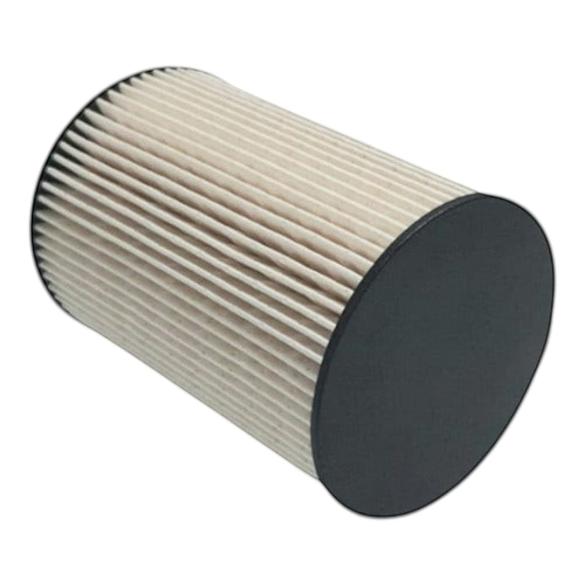 Filtro de diesel tipo cartucho KENAI´S COM para motores 1.9L, diseño cilíndrico con pliegues de papel filtrante