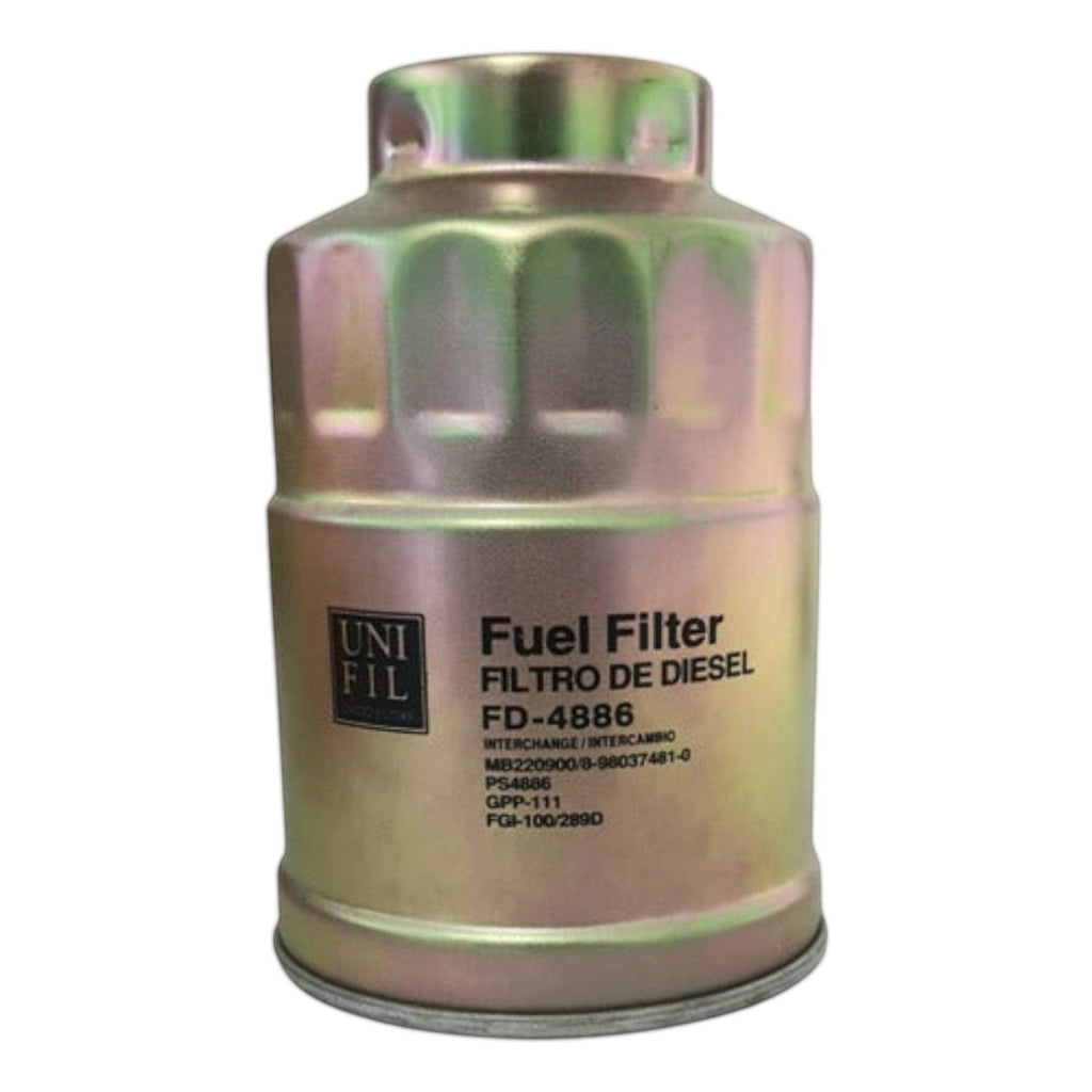 Filtro de diesel Unifil FD-4886 para Mitsubishi L200 2.5L de KENAI´S COM en acabado metálico dorado