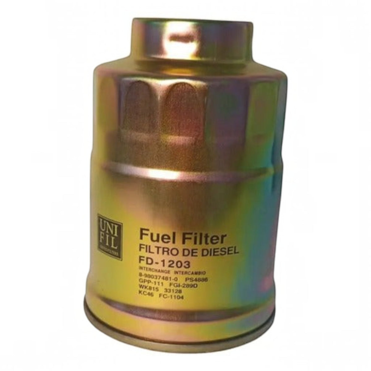 Filtro de combustible para diésel Unifil FD-1203 de KENAI´S COM para Isuzu Elf 400/600