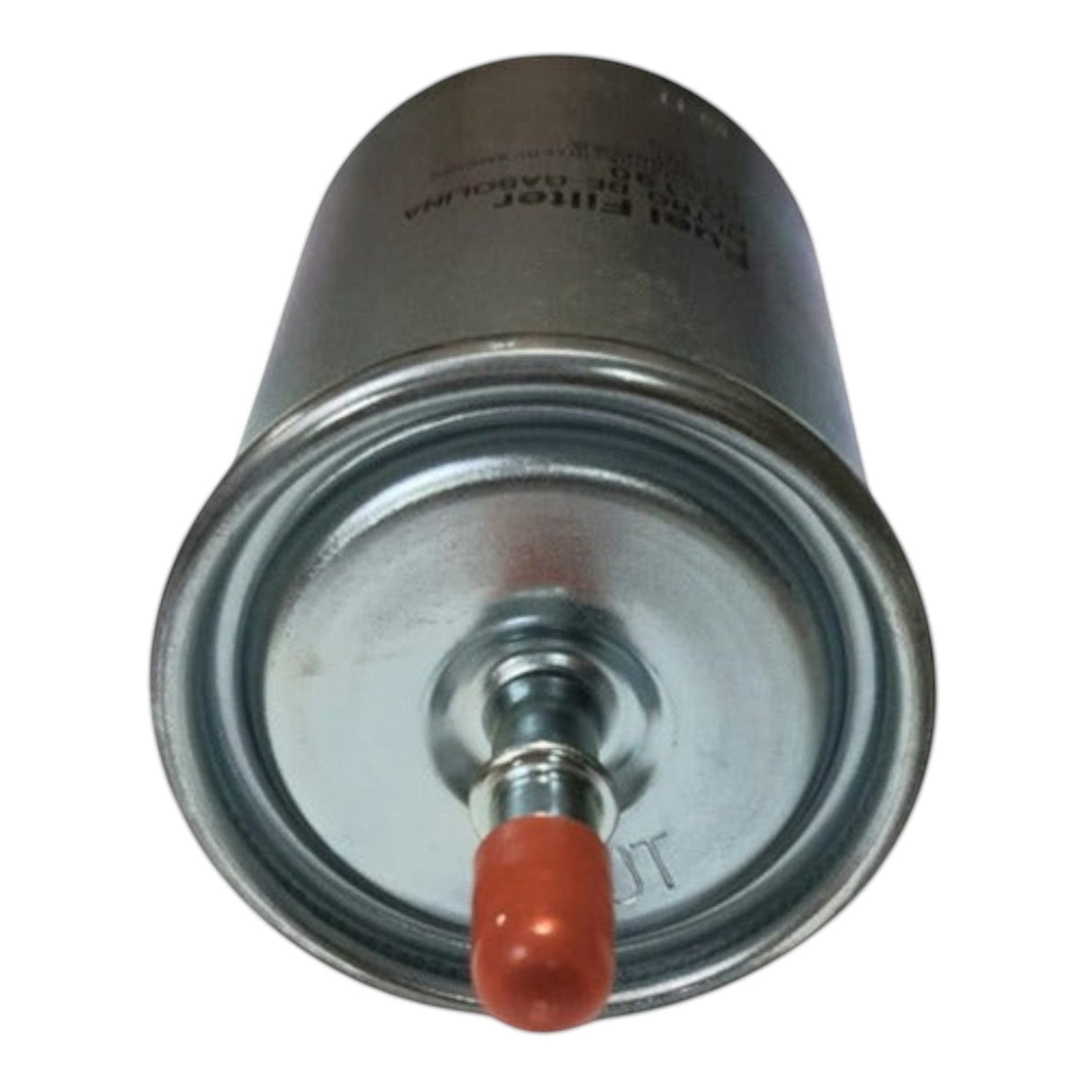 Filtro de gasolina metálico para Peugeot 206 de KENAI´S COM con tapa protectora roja en la boquilla