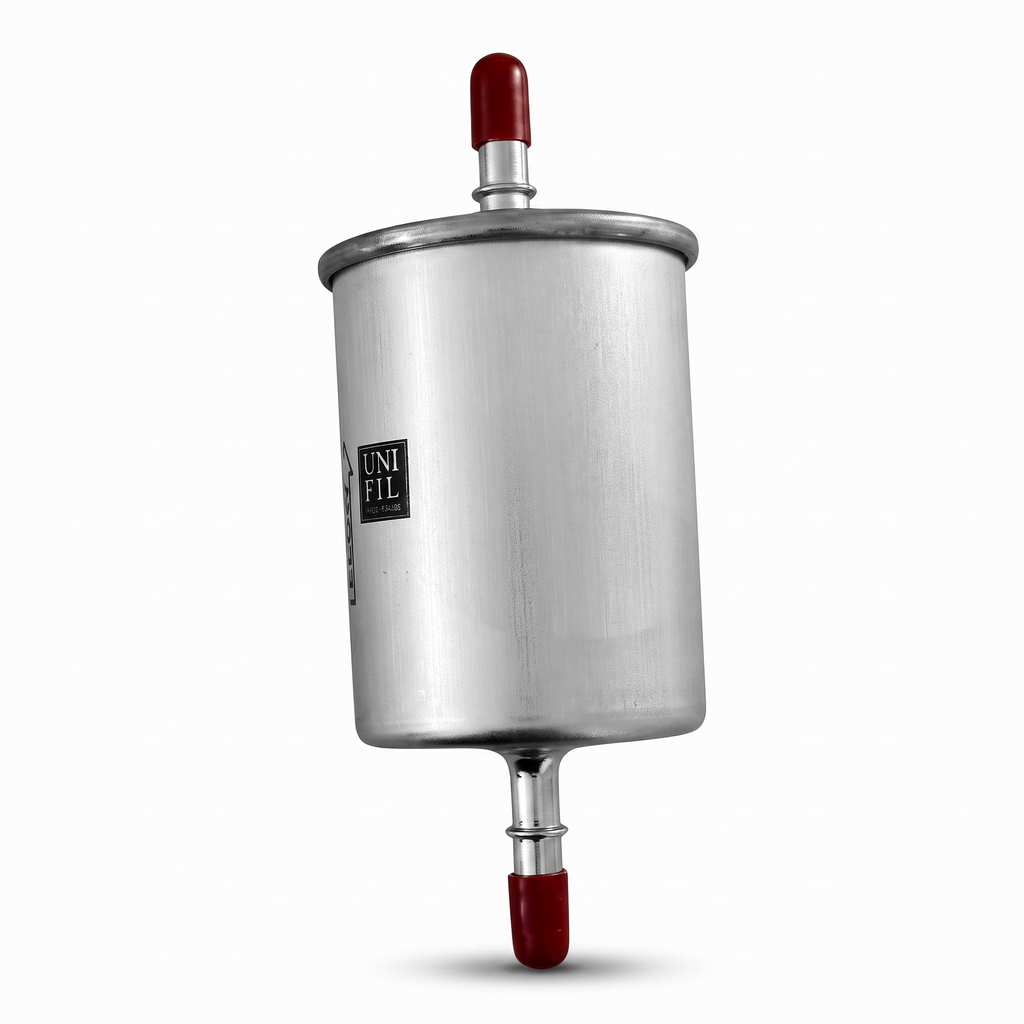Filtro de gasolina metálico Unifil para Renault Duster de KENAI´S COM con tapas protectoras rojas