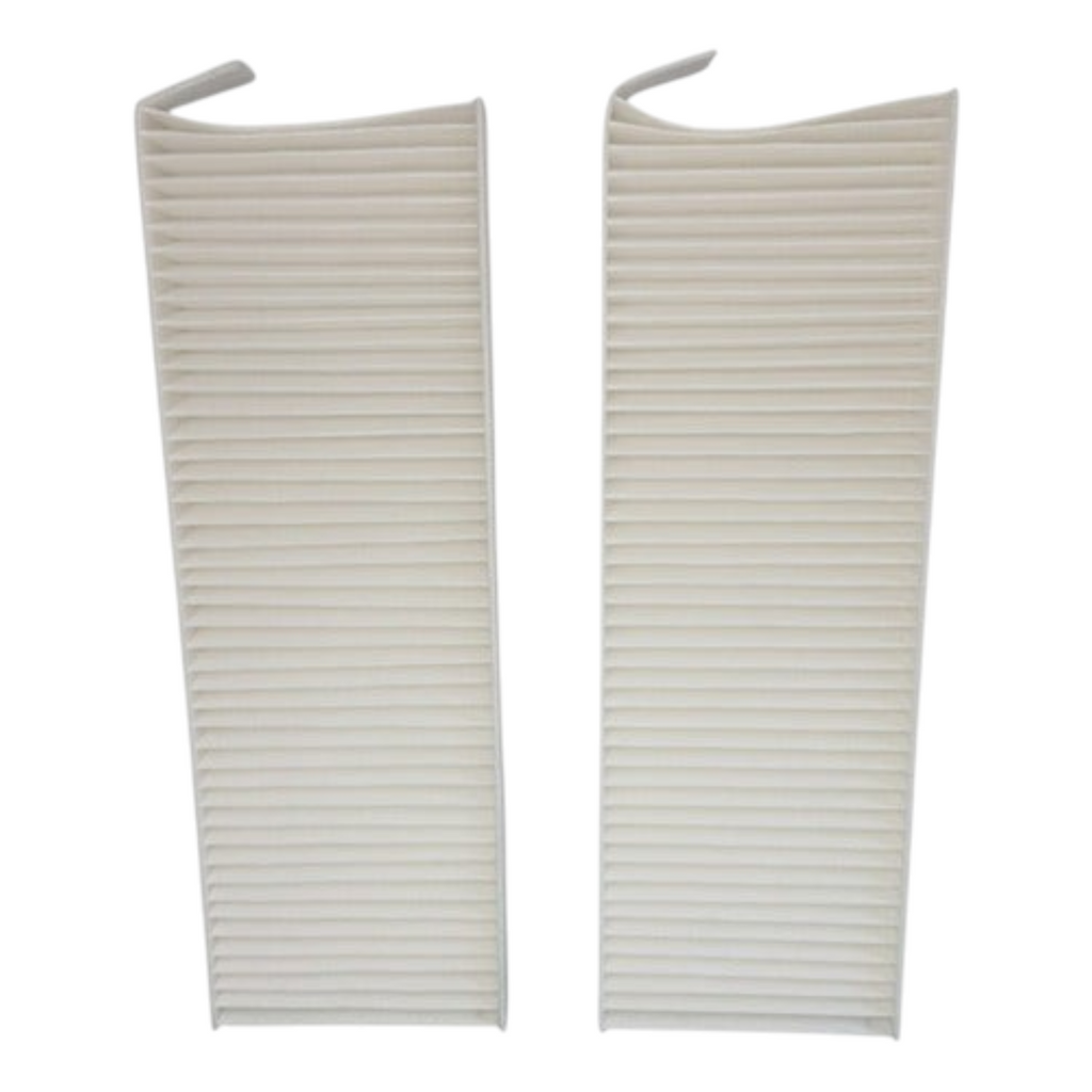 Filtros de cabina blancos para Peugeot Expert 2.0 Tdi de KENAI´S COM, diseño rectangular plisado para mantenimiento.