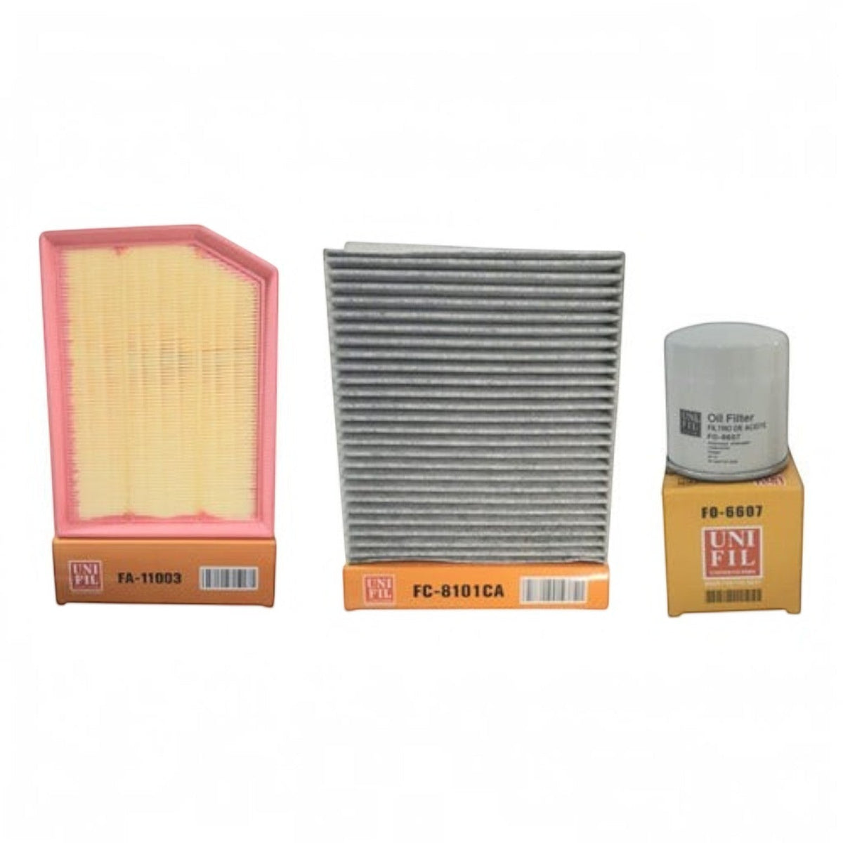 Kit de filtros Unifil para Changan CS35 Plus 1.4L Turbo 2023-2024, incluye filtro de aire, cabina y aceite KENAI´S COM