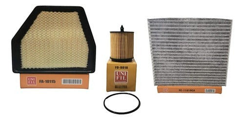 Kit de filtros KENAI´S COM para Chevrolet Captiva 2.4L 2008-2015 incluyendo filtro de aire, aceite y cabina