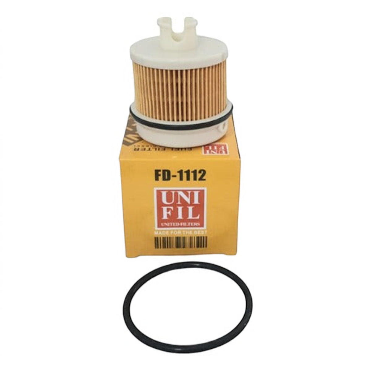 Kit de filtros de combustible KENAI´S COM para Hino 300, incluye filtro Unifil FD-1112 y junta tórica de goma.