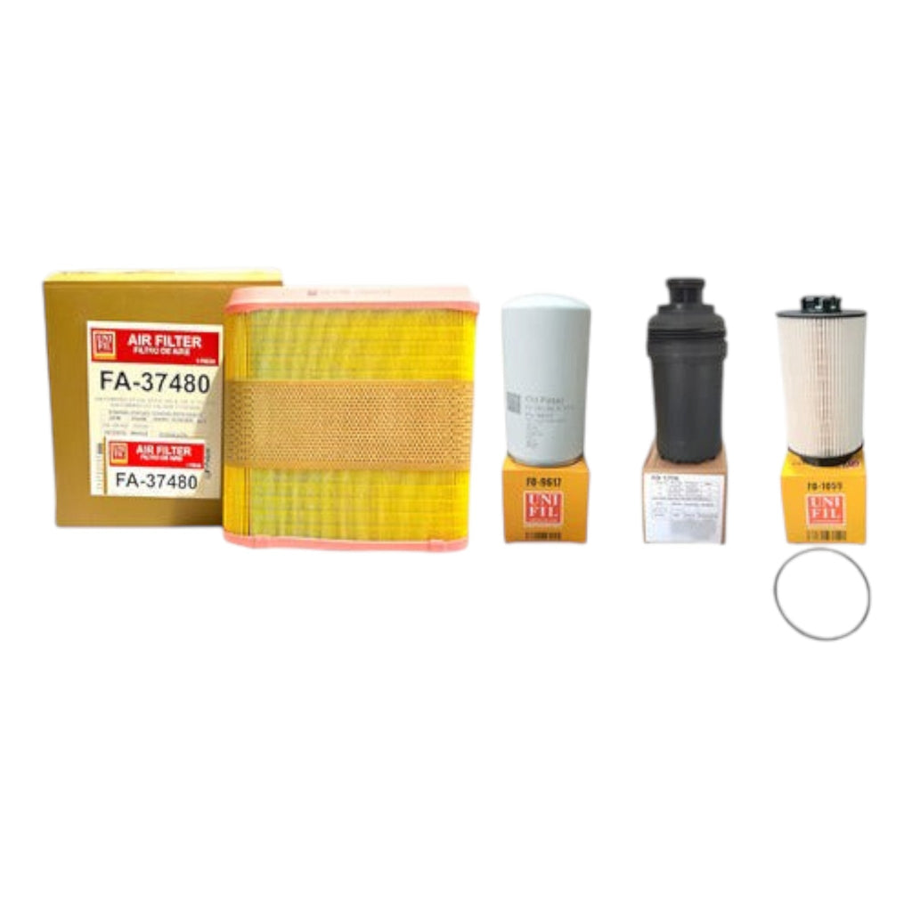 Kit de filtros Unifil para motor Cummins 2.8L de camiones Delivery KENAI´S COM, incluye aire, aceite y combustible