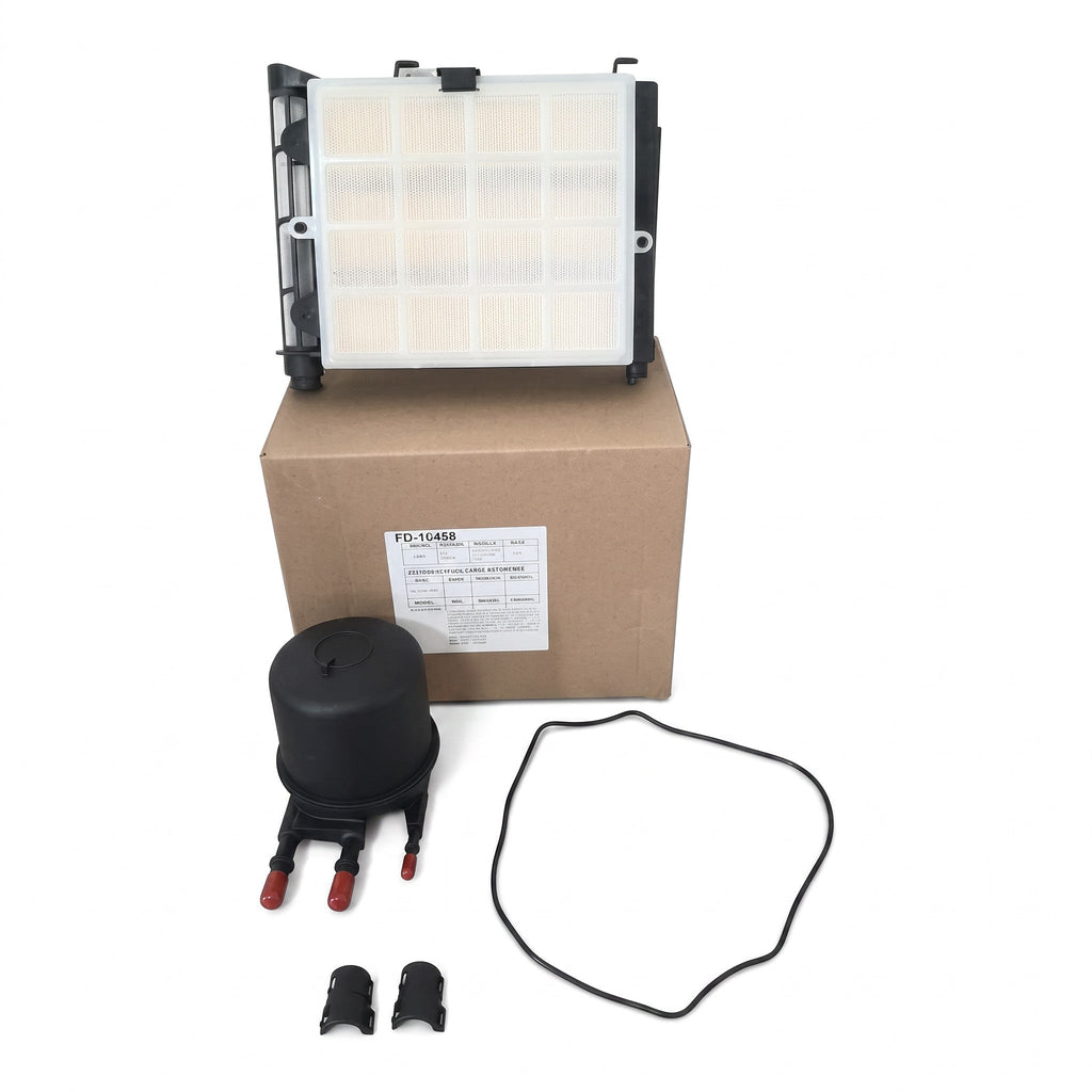 Kit de filtros Unifil KENAI´S COM para motor diésel Ford F-250, F-350 y F-450, incluye filtro de aire, aceite y diésel.