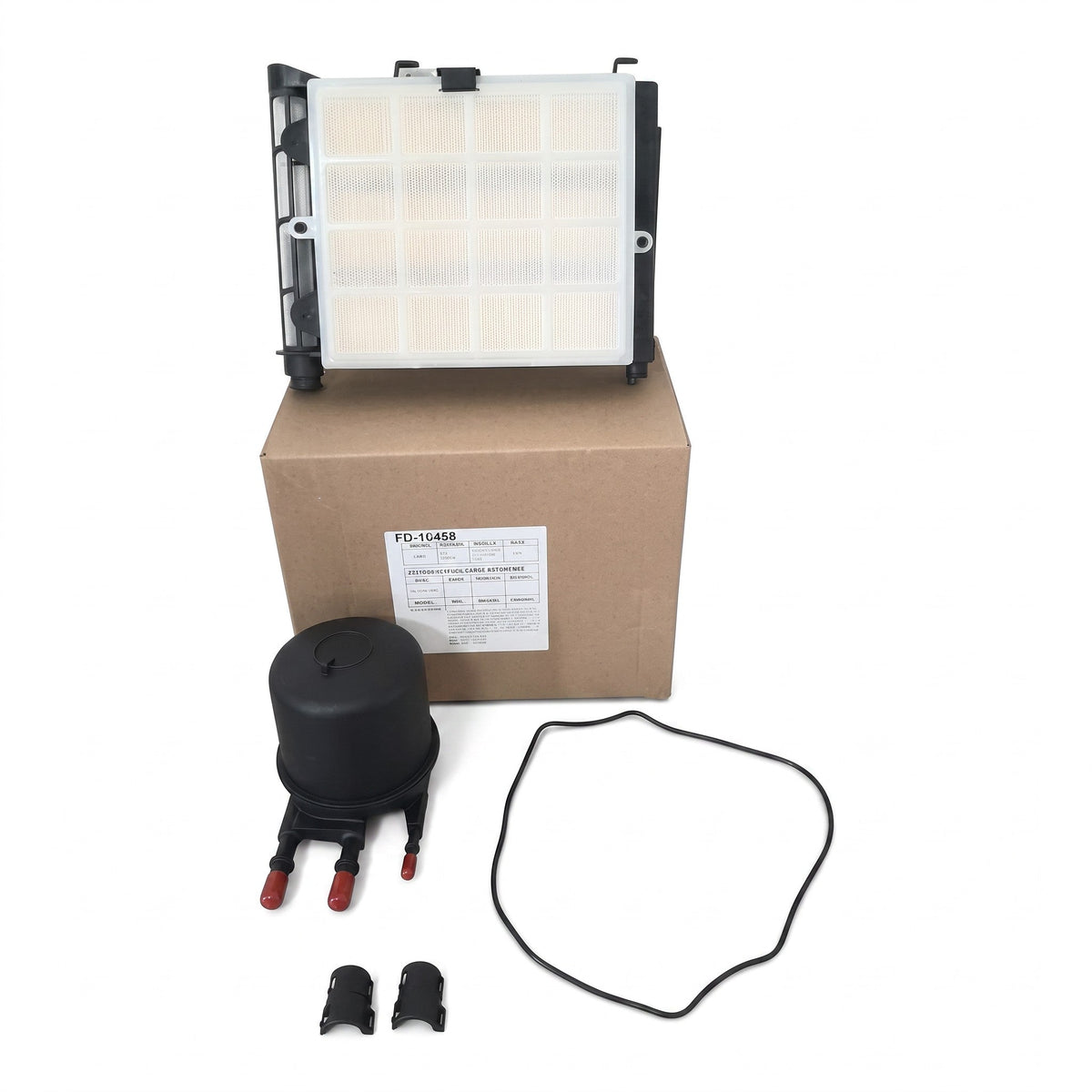 Kit de filtros Unifil KENAI´S COM para motor diésel Ford F-250, F-350 y F-450, incluye filtro de aire, aceite y diésel.