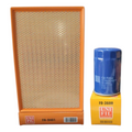 Kit de filtros KENAI´S COM para Dodge Ram 1500 3.7L, incluye filtro de aire rectangular y filtro de aceite azul.