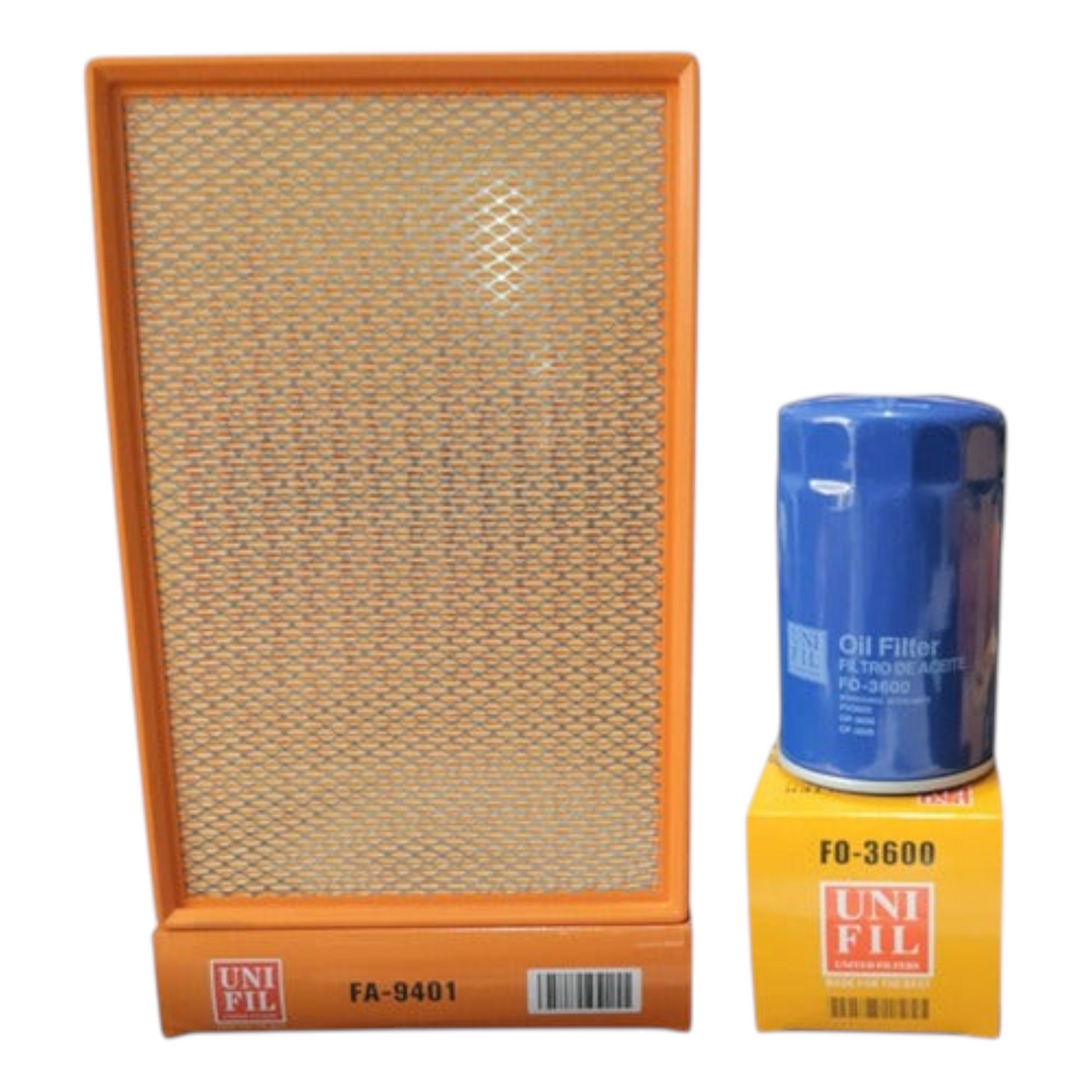 Kit de filtros KENAI´S COM para Dodge Ram 1500 3.7L, incluye filtro de aire rectangular y filtro de aceite azul.