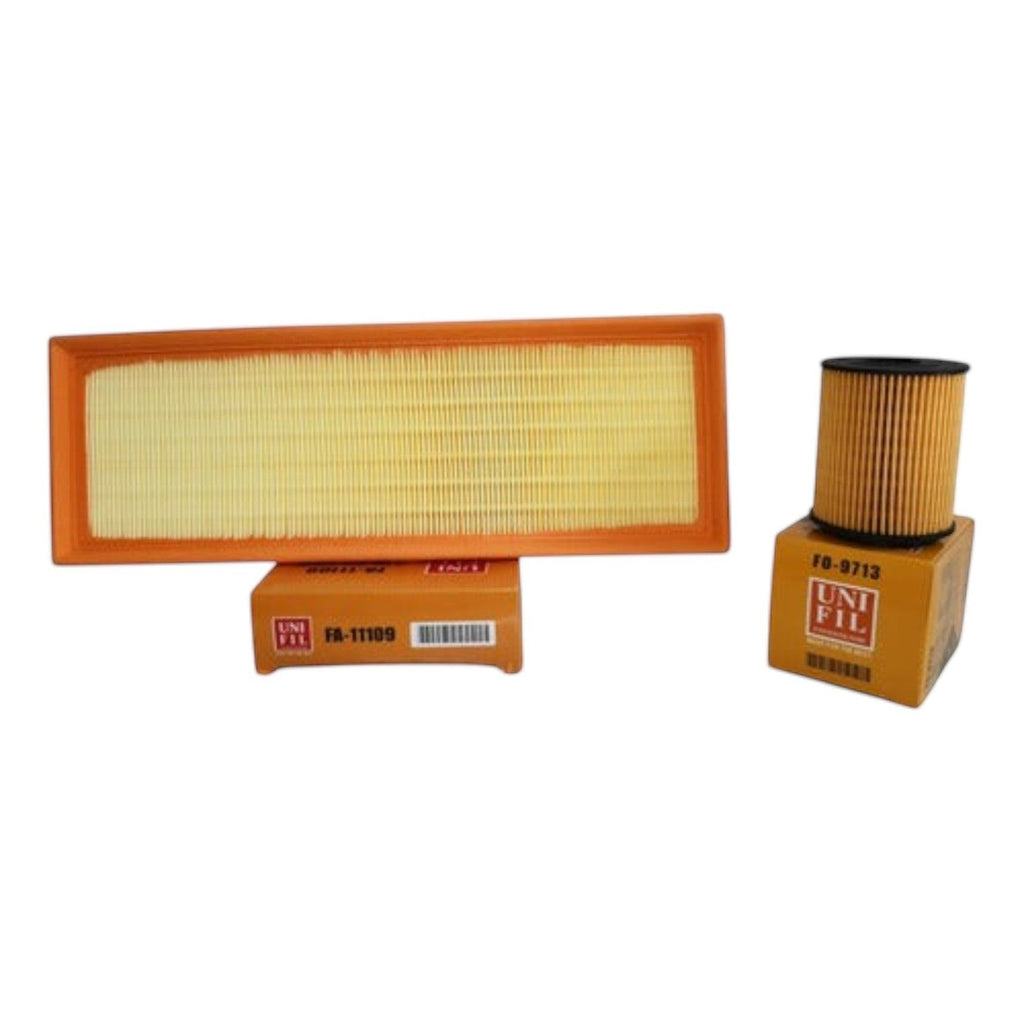 Kit de filtros KENAI´S COM para Fiat 500 1.4, incluye filtro de aire rectangular y filtro de aceite cilíndrico