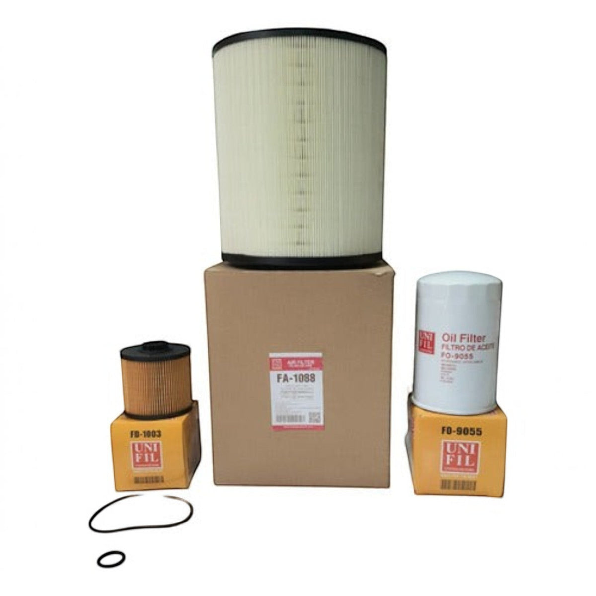 Kit de filtros KENAI´S COM para Freightliner F1360 Diesel, incluye filtro de aire, aceite y combustible.