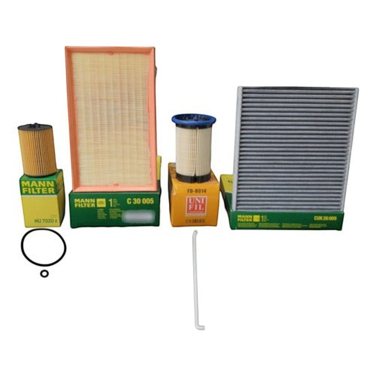 Kit de filtros KENAI´S COM para Golf Variant 2.0 TDI 2015-2017 incluyendo aceite, aire, combustible y cabina