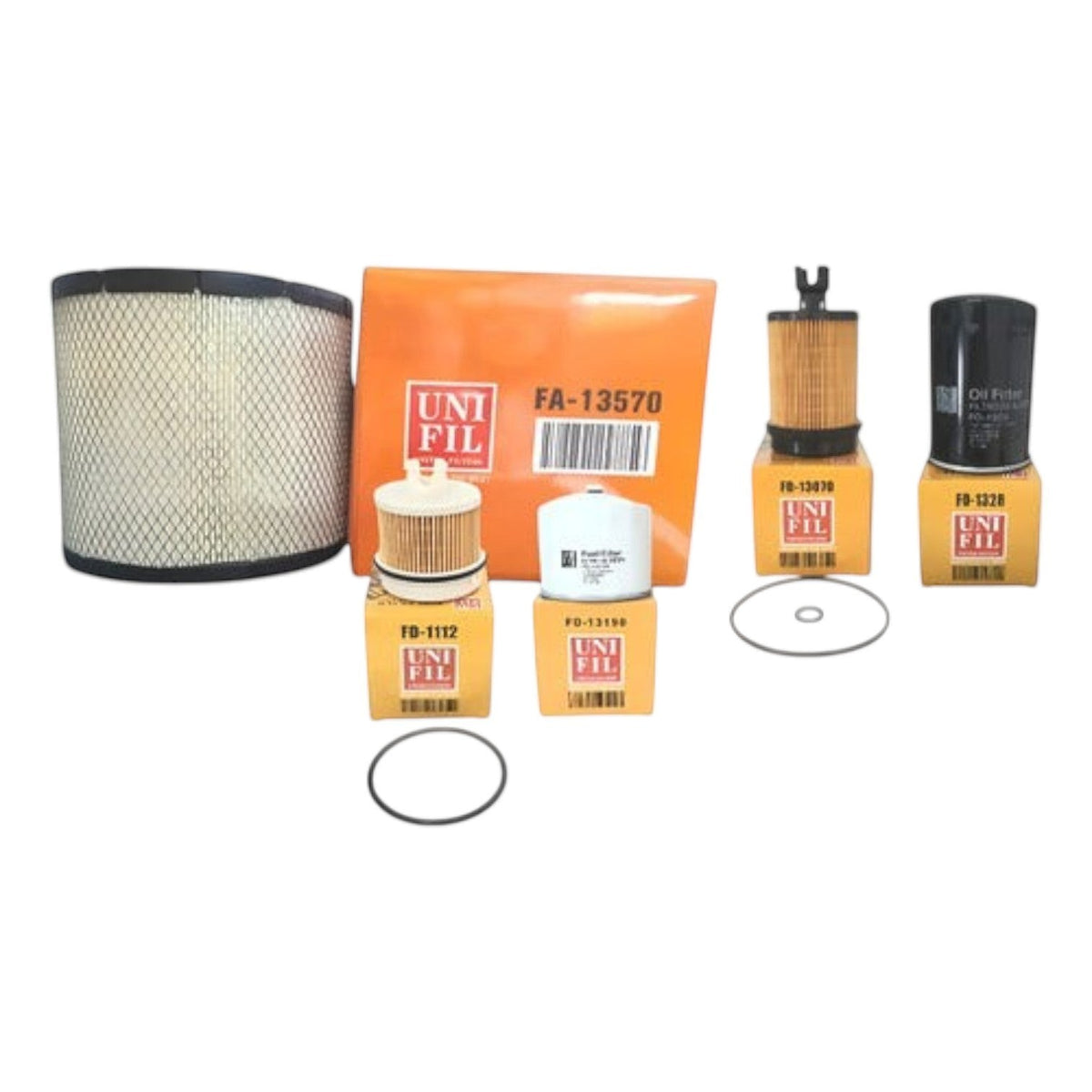 Kit de filtros KENAI´S COM para Hino 300, incluye filtros de aire, aceite y combustible de alta calidad.
