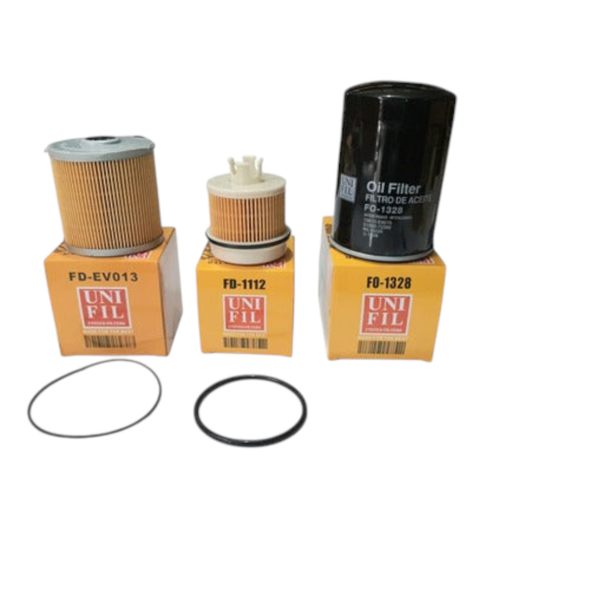Kit de filtros KENAI´S COM para Hino 300 4.0L, incluye filtros de combustible y aceite con sus respectivas cajas