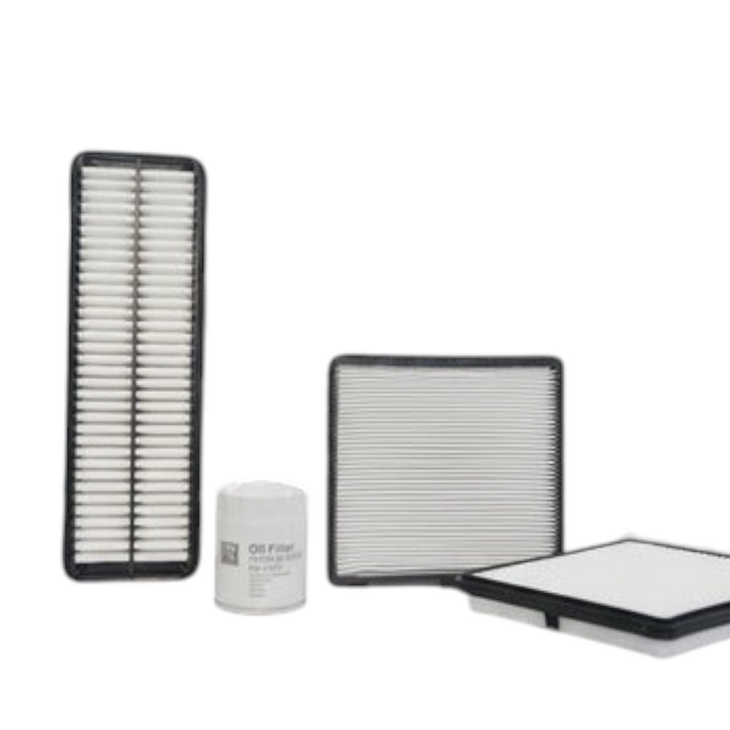 Kit de filtros KENAI´S COM para Hyundai Grand i10 que incluye filtro de aire, aceite y cabina para mantenimiento