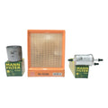 Kit de filtros KENAI´S COM para Ibiza 1.6L MPI, incluye filtro de aceite, aire y combustible con sus cajas originales.