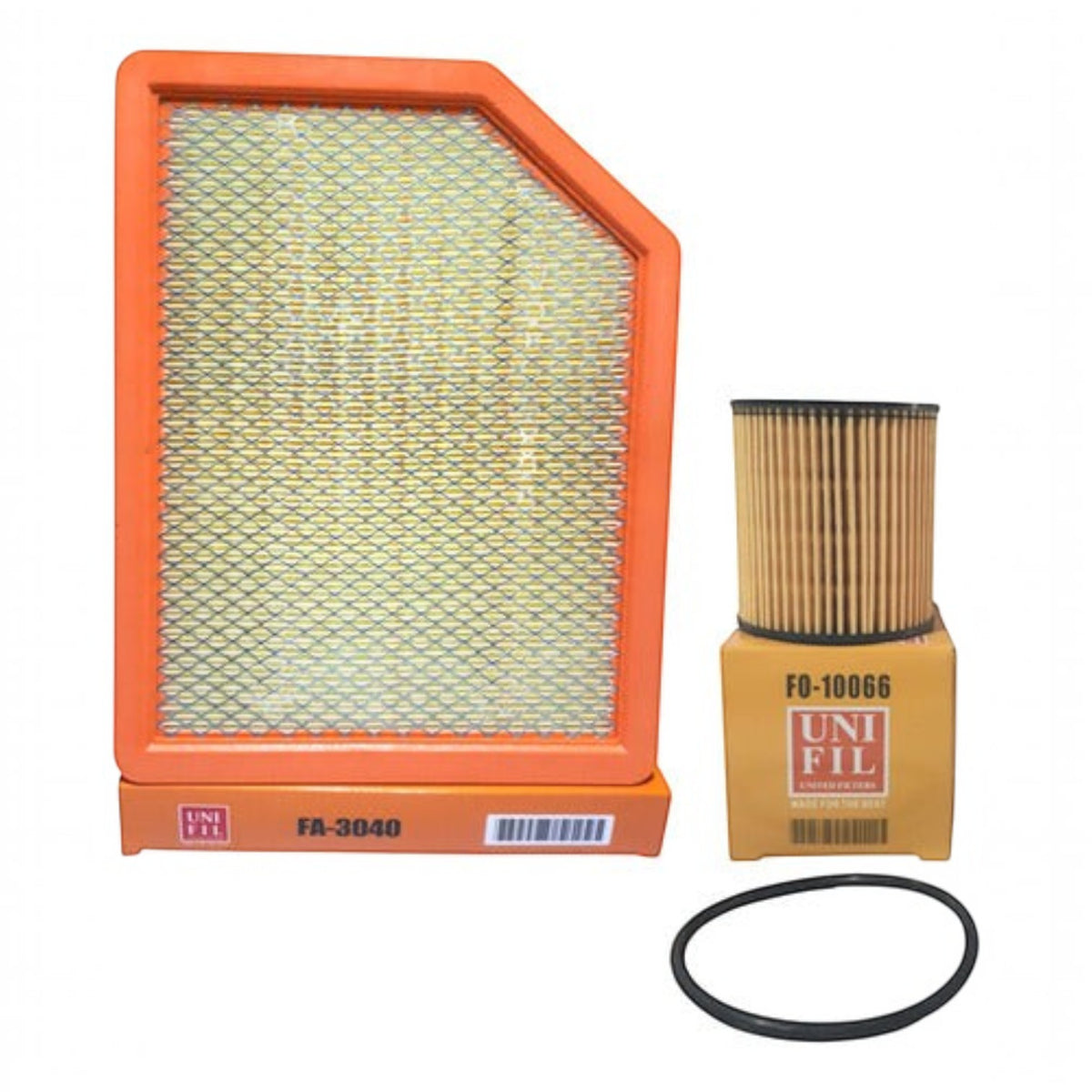 Kit de filtros KENAI´S COM para Jac Frison T6 T8 2.0L, incluye filtro de aire rectangular y filtro de aceite Unifil.