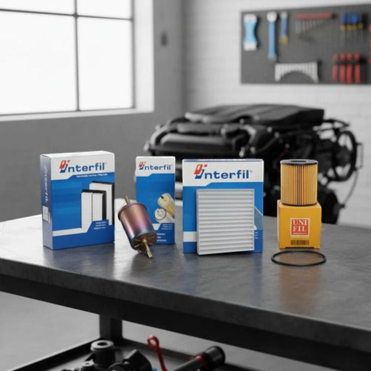 Kit de filtros KENAI´S COM para Jac Frison T6 T8, incluye filtros de aire, combustible, cabina y aceite de alta calidad