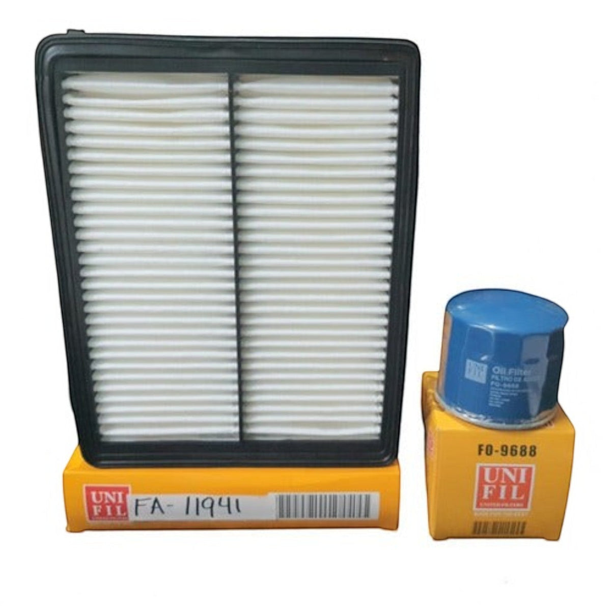 Kit de filtros Unifil para Kia Optima 2016-2020 de KENAI´S COM, incluye filtro de aire y filtro de aceite azul