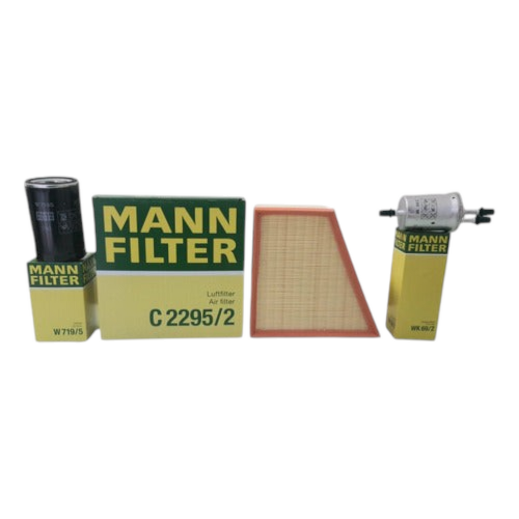 Kit de filtros KENAI´S COM Mann Filter para Seat Ibiza 2.0L, incluye filtro de aceite, aire y gasolina.