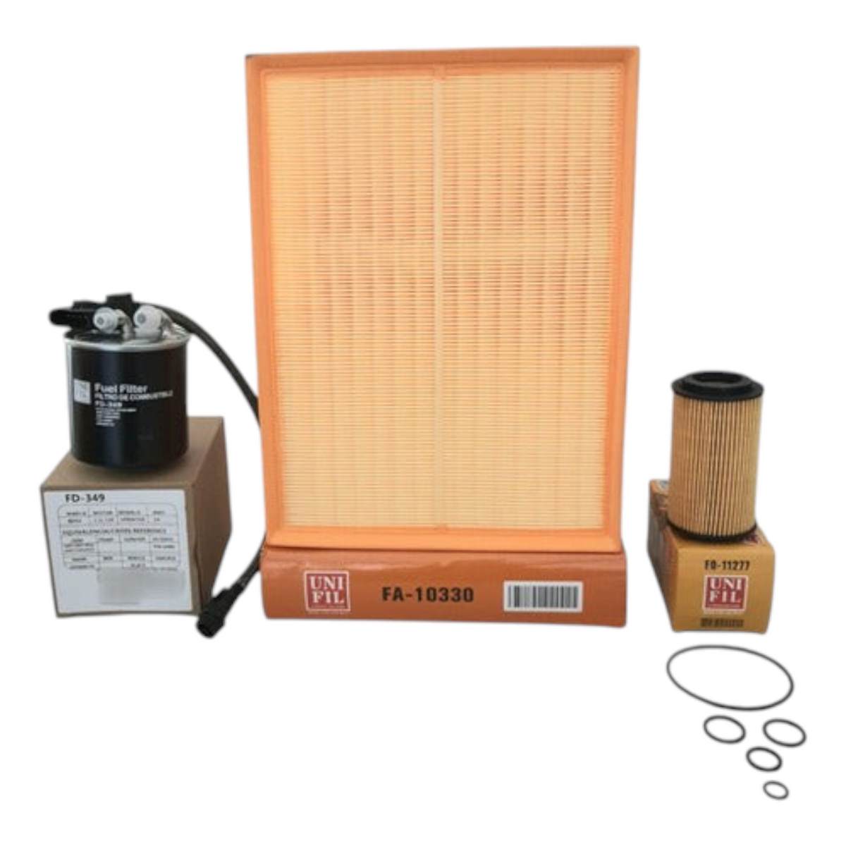 Kit de filtros KENAI´S COM para Mercedes Benz Sprinter OM651, incluye filtro de aire, aceite y combustible.
