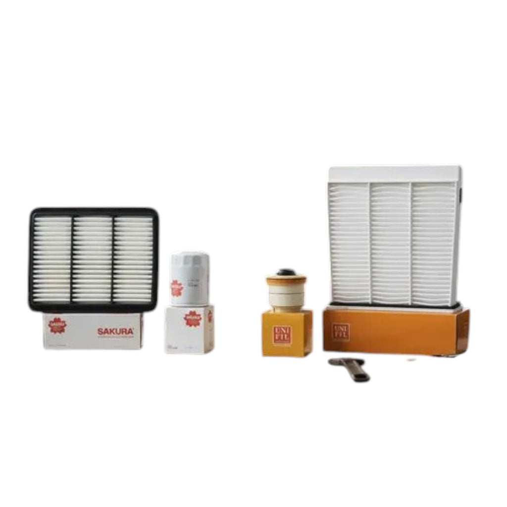 Kit de filtros KENAI´S COM para Mitsubishi L200 Diesel 2.5, incluye filtros de aire, aceite, combustible y cabina.