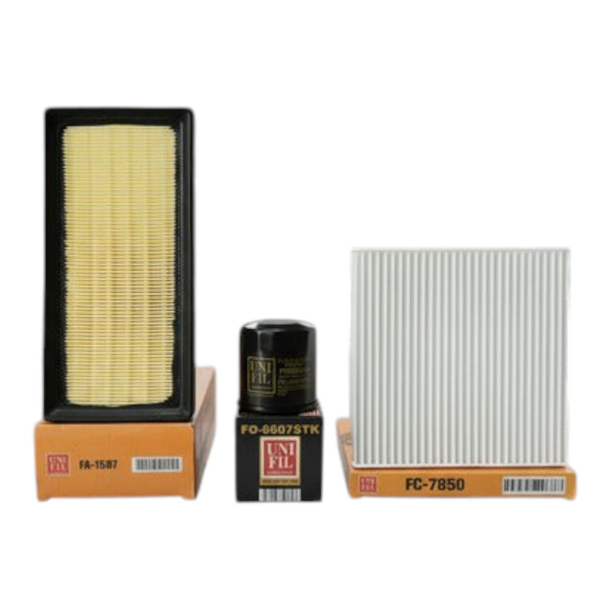 Kit de filtros KENAI´S COM para Mitsubishi Xpander 1.5, incluye filtro de aire, aceite y cabina marca Unifil.