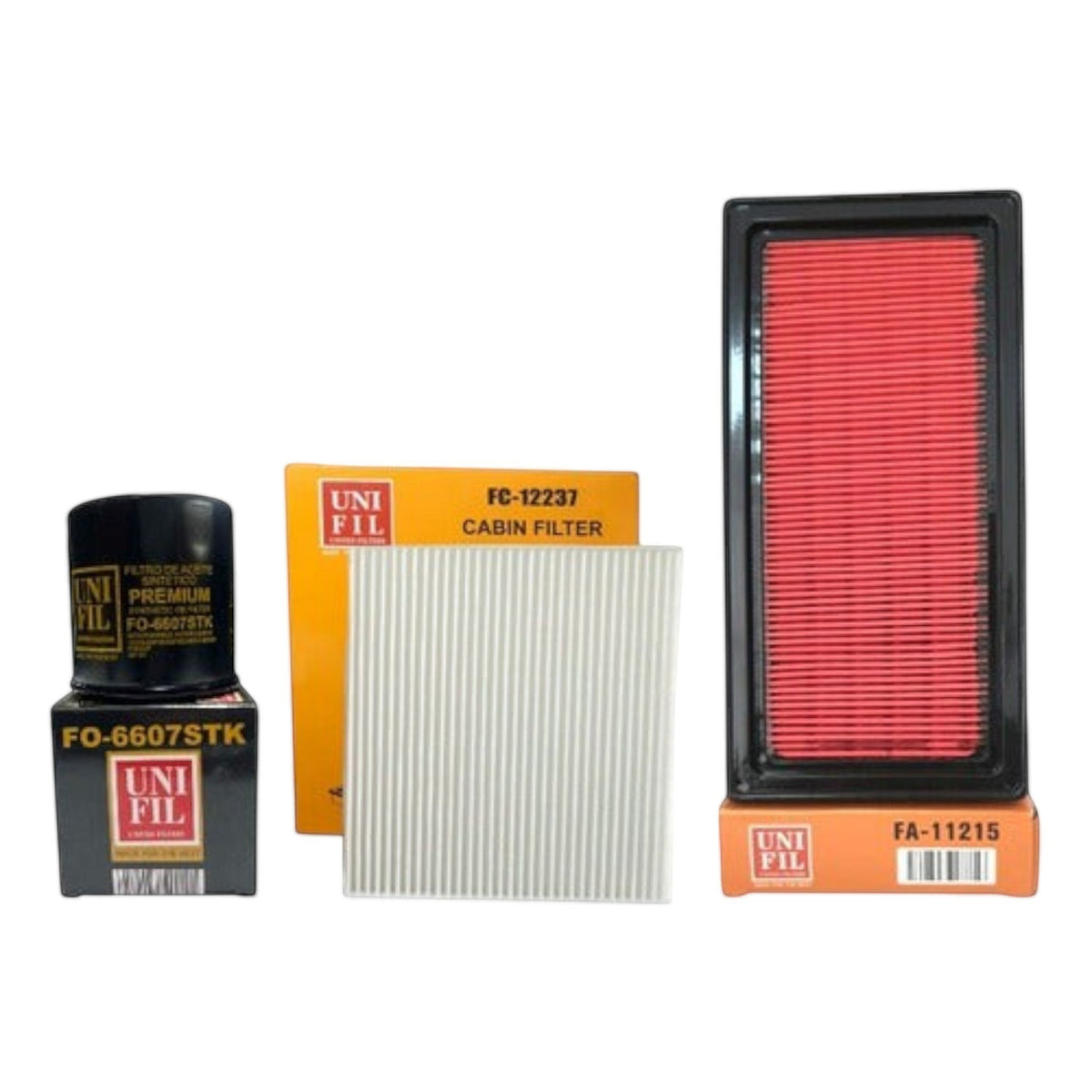 Kit de filtros KENAI´S COM para Nissan March 1.6L 2012-2020 incluyendo filtro de aire, aceite sintético y cabina