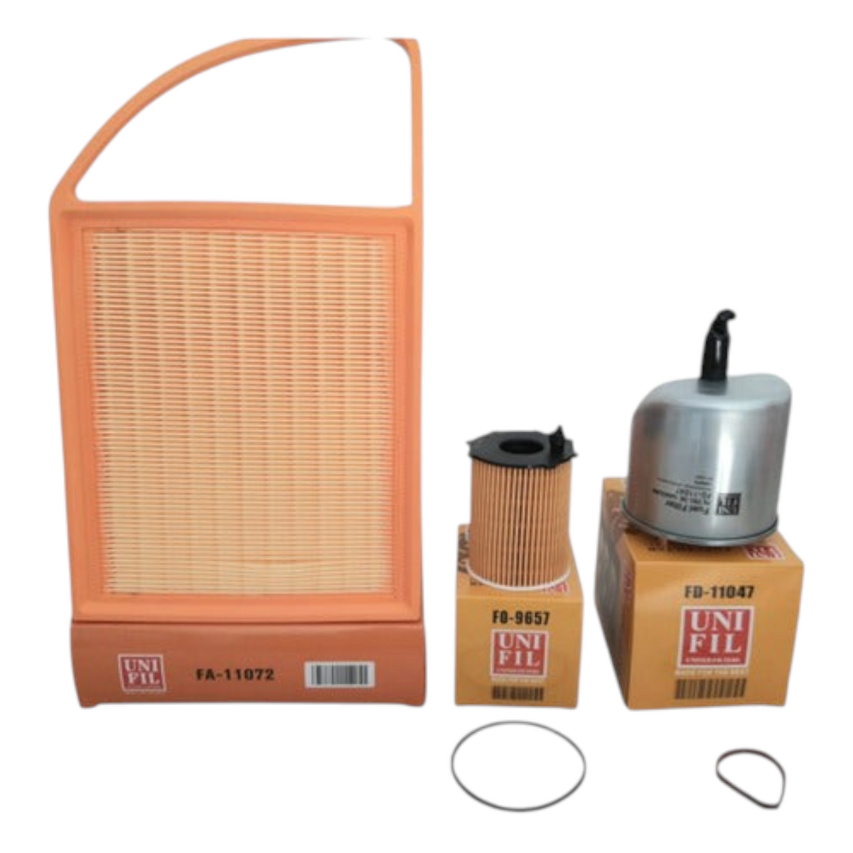 Kit de filtros KENAI´S COM para Peugeot 208 y 301 1.6 TDI, incluye filtros de aire, aceite y combustible.