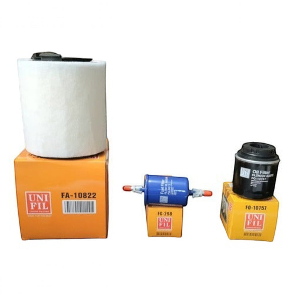 Kit de filtros KENAI´S COM para Seat Ibiza 1.2L 2013-2015 incluyendo filtros de aire, gasolina y aceite
