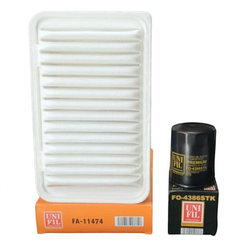 Kit de filtros KENAI´S COM para Suzuki Ciaz 1.4L 2018-2022, incluye filtro de aire blanco y filtro de aceite negro.