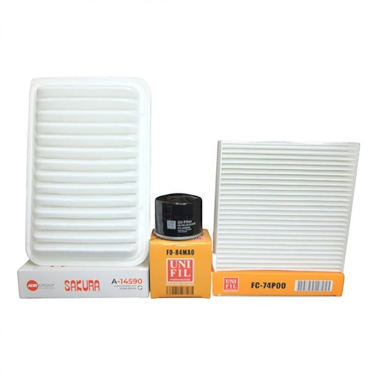 Kit de filtros KENAI´S COM para Suzuki Ignis 1.2L 2018-2020 incluyendo filtro de aire, aceite y cabina