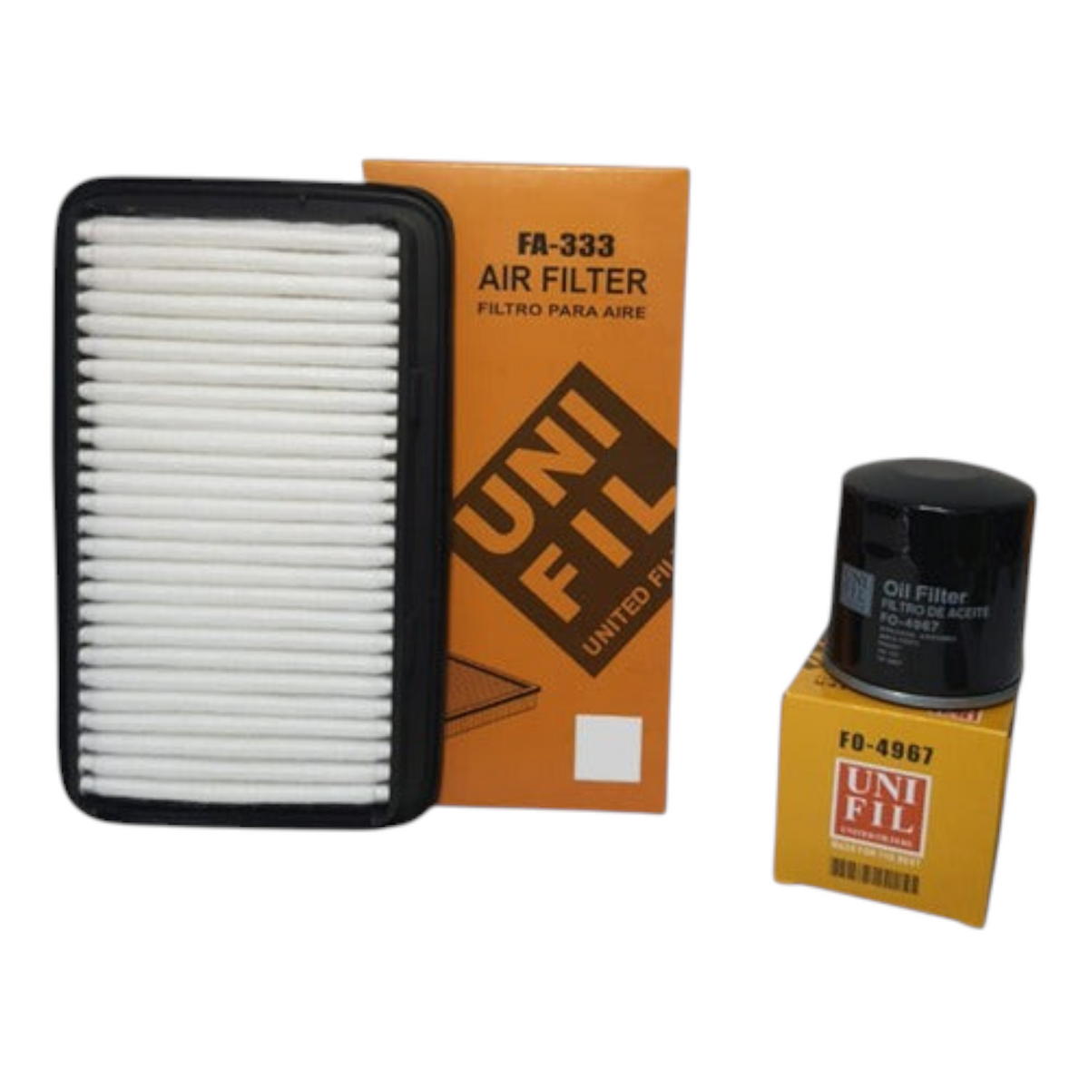 Kit de filtros KENAI´S COM para Suzuki Swift 1.5 2007-2010 incluyendo filtro de aire y filtro de aceite Unifil