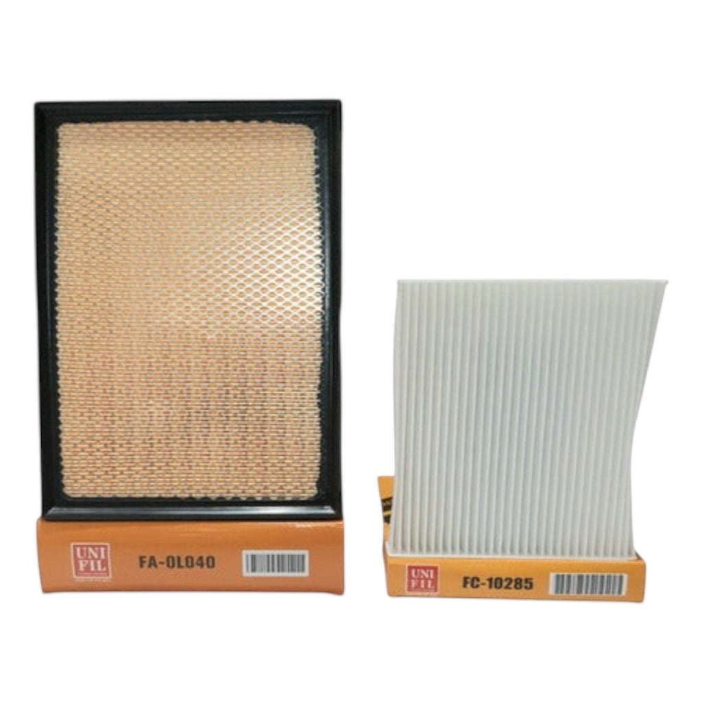 Kit de filtros KENAI´S COM para Toyota Hilux 2.7L 2017-2023, incluye filtro de aire y filtro de cabina Unifil.