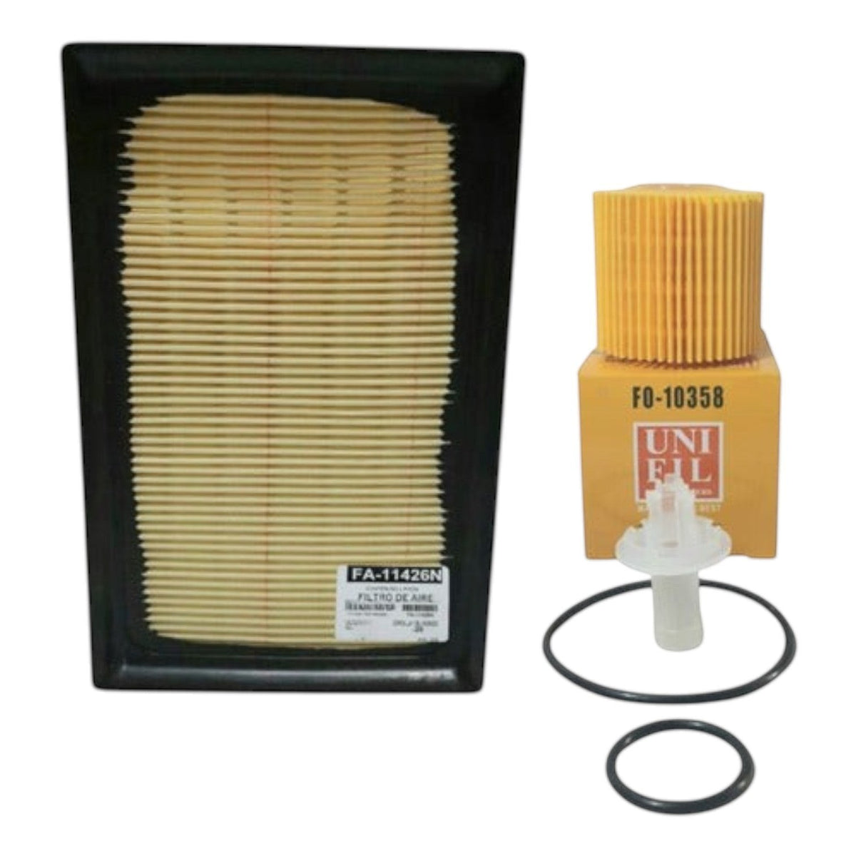 Kit de filtros KENAI´S COM para Toyota Prius 1.8L 2016, incluye filtro de aire rectangular y filtro de aceite Unifil