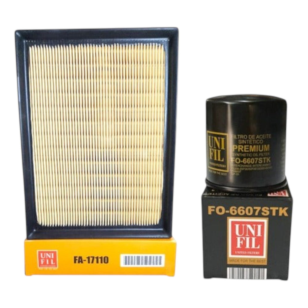 Kit de filtros KENAI´S COM para Toyota Yaris 2023-2024, incluye filtro de aire rectangular y filtro de aceite Unifil.