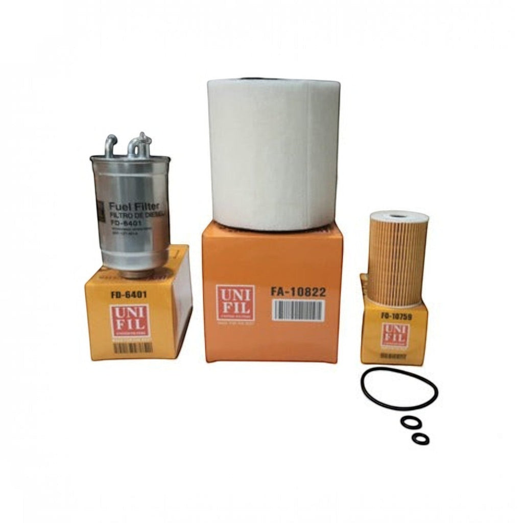 Kit de filtros KENAI´S COM para Vento 1.5L TDI, incluye filtro de combustible, aire y aceite con sus cajas originales